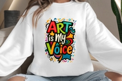Art is my voice design for T-shirts Product Image 4