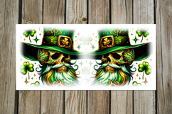 St. Patrick's day | 4 green clover Mug sublimation designs 2 Product Image 3