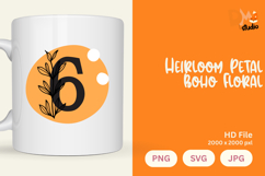 Heirloom Petal Boho Floral Monogram Product Image 1