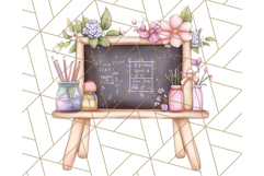 Bookish Fairy PNG Clipart, Whimsical Reading Elements Png Product Image 3