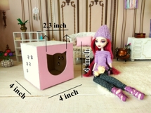 Miniature pet home vector file. Instant download laser cut Product Image 7