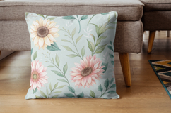 Sunflower Seamless Pattern Bundle, Shabby Chic Floral Product Image 7