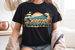 Hawaii State PNG, Vintage Aloha Surf &amp; Ocean Sublimation Product Image 7