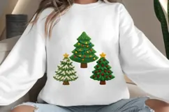 Christmas trees png design for T-shirts Product Image 4