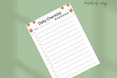 Cute Daily Checklist Planner Template | Minimalist To Do Product Image 5