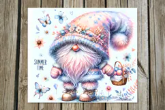 Summer gnomes | flowers Skinny tumbler Sublimation design P2 Product Image 3