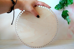 Basket base 10 inch 25 cm. digital file round craft supplies Product Image 7