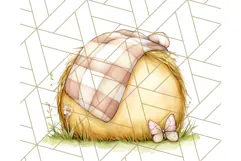 Pastel Farm Nursery PNG Clipart, Baby Animals And Elements Product Image 3
