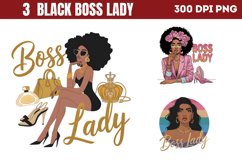 Black Boss Lady Sublimation Bundle PNG Product Image 8