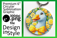 Charming Circle Design for Keychains , Goose Product Image 1
