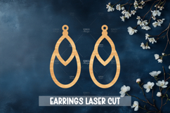 Style Laser Cut Earrings SVG File Product Image 1