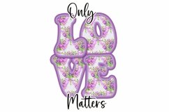 Easter Sublimation Alphabet Clipart Printable Lettering Set Product Image 10