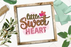 Little Sweetheart PNG For Valentines Day Sublimation Product Image 8