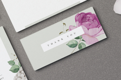 wedding card invitation with peonies and hydrangea flower Product Image 7