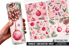Christmas Tumbler Wrap| Christmas Tumbler Design Product Image 1