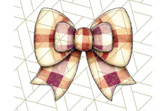 Fall Bow Clipart, Autumn Hair Bows PNG, Fall Ribbon Png Product Image 3