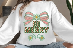 Be merry png design for T-shirts Product Image 4