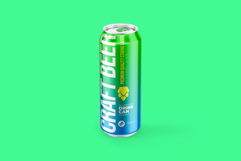 Classic 500ml Aluminium Can Mockup Product Image 7