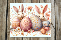 Easter rabbit | 4 Skinny tumbler Sublimation designs PL Product Image 3