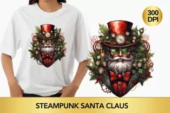 Steampunk Santa Claus Clipart, Santa Claus steampunk png Product Image 1