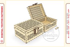 Box Organizer v25 - laser cut file - Glowforge ready SVG Product Image 7