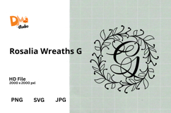 Rosalia Wreaths Monogram Product Image 1