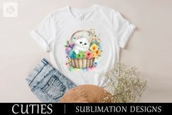 Cute Little Kitten. White kitten. Watercolor, print design P Product Image 2
