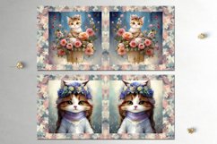 20 Cats Mug designs | watercolor Sublimation design bundle Product Image 7