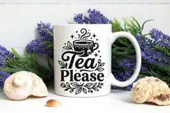 Tea Please Svg, Tea Lover Svg, Tea Time Svg, Tea Cup Svg. Product Image 8