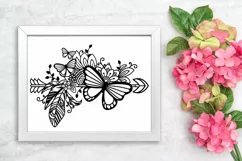 Butterfly SVG Arrow | Boho SVG Arrow | Floral Tribal SVG Product Image 5