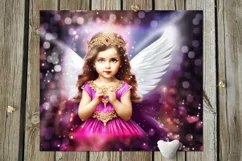 Christian Faith | Angels Skinny tumbler Sublimation designs Product Image 7