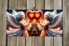 Valentine atmosphere | 4 love Mug sublimation designs P2 Product Image 3