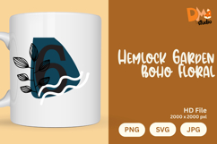 Hemlock Garden Boho Floral Monogram Product Image 1