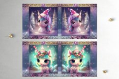 Christmas Unicorn | kids Mug Sublimation design bundle, JPG Product Image 7