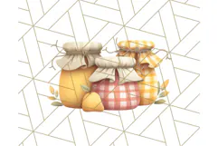Woodland Apple Orchard Festival PNG Fall Clipart Product Image 3