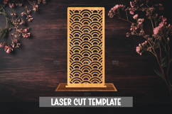 10 Wave Pattern Jewellery Holder Laser Cut Home Decor Product Image 3
