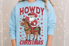 Howdy Christmas Png, Cowboy Santa Png, Western Christmas Png Product Image 8