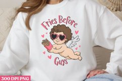 Fries before guys PNG, Funny Valentines Day PNG Product Image 1