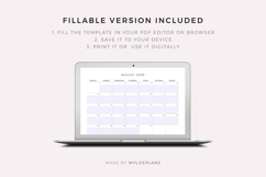 2029 Monthly Calendar with Holidays, Landscape, Printable Product Image 7