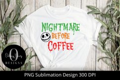 Nightmare Before Coffee|Sublimation Design|Halloween PNG Product Image 15