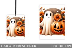 Cute Ghost Car Air Freshener. Cute Pumpkin Car Air Freshener Product Image 1