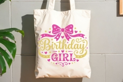 Birthday Girl Svg, Coquette Birthday Svg, Birthday Bow Svg. Product Image 8