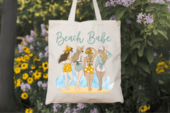 Beach babe PNG, Girl&#039;s summer PNG Sublimation Design Product Image 7