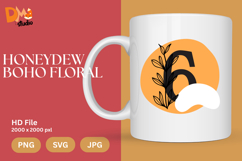 Honeydew Boho Floral Monogram Product Image 1