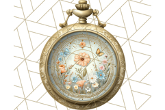 Vintage Cottagecore PNG Clipart, Phones Teacups Home Decor Product Image 3