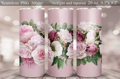 Floral Tumbler Sublimation Bundle | Roses Tumbler Wrap 20oz Product Image 8