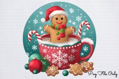 Gingerbread Man Clipart Bundle PNG Product Image 12