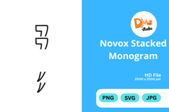 Novox Stacked Monogram Product Image 1