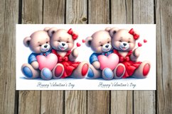 Valentine animals | cute teddy bears mug sublimation design Product Image 7