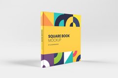 Square Book Mockup - 12 views Product Image 6